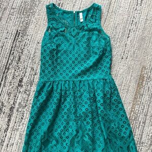 Xhilaration Turquoise Dress - Size Medium